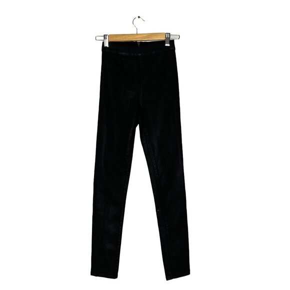 Lovers+Friends NWT Black Skinny Jeans, Jesse High-Rise Zip Back Women’s Size 23 - Picture 3 of 9